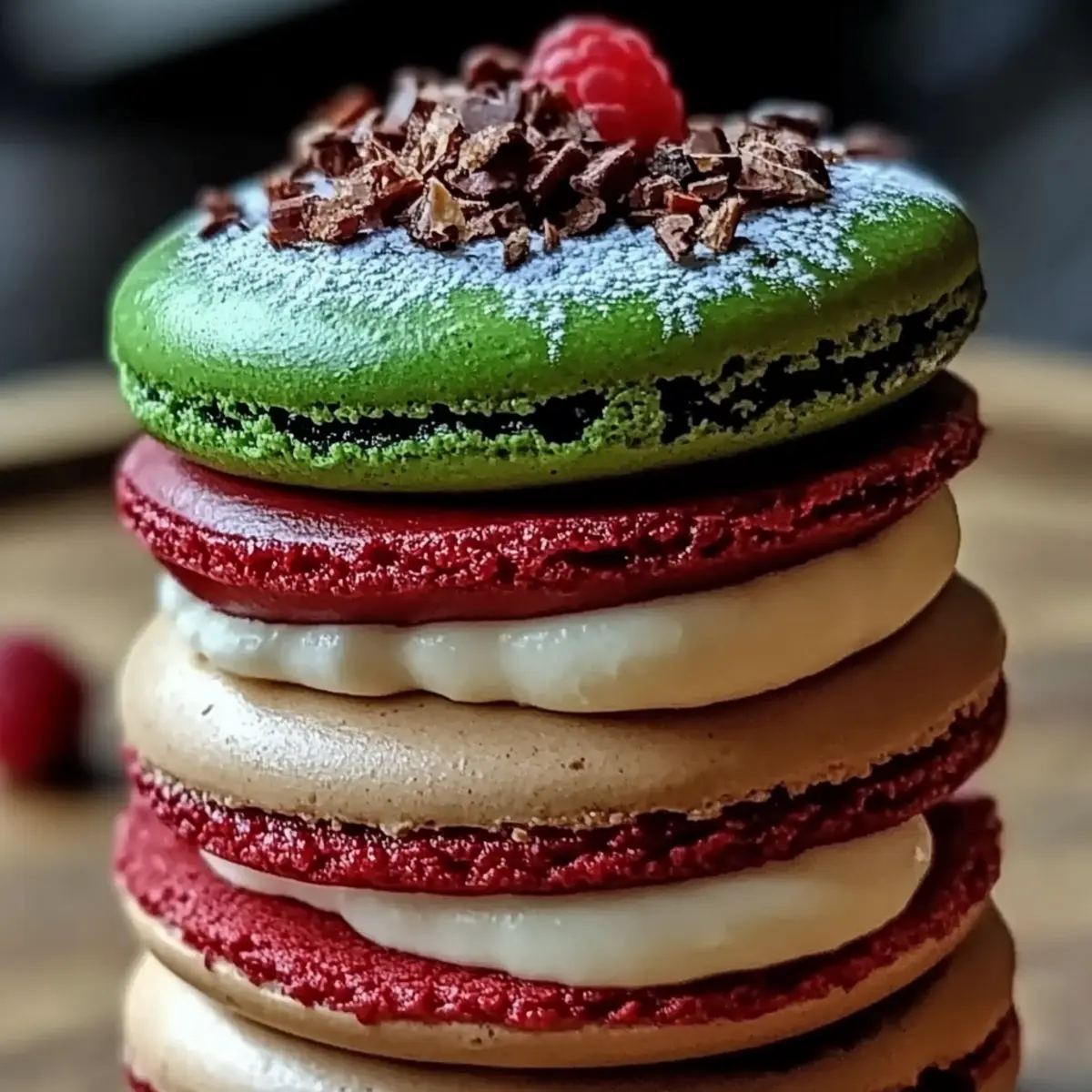 Christmas Macarons