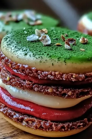 Christmas Macarons