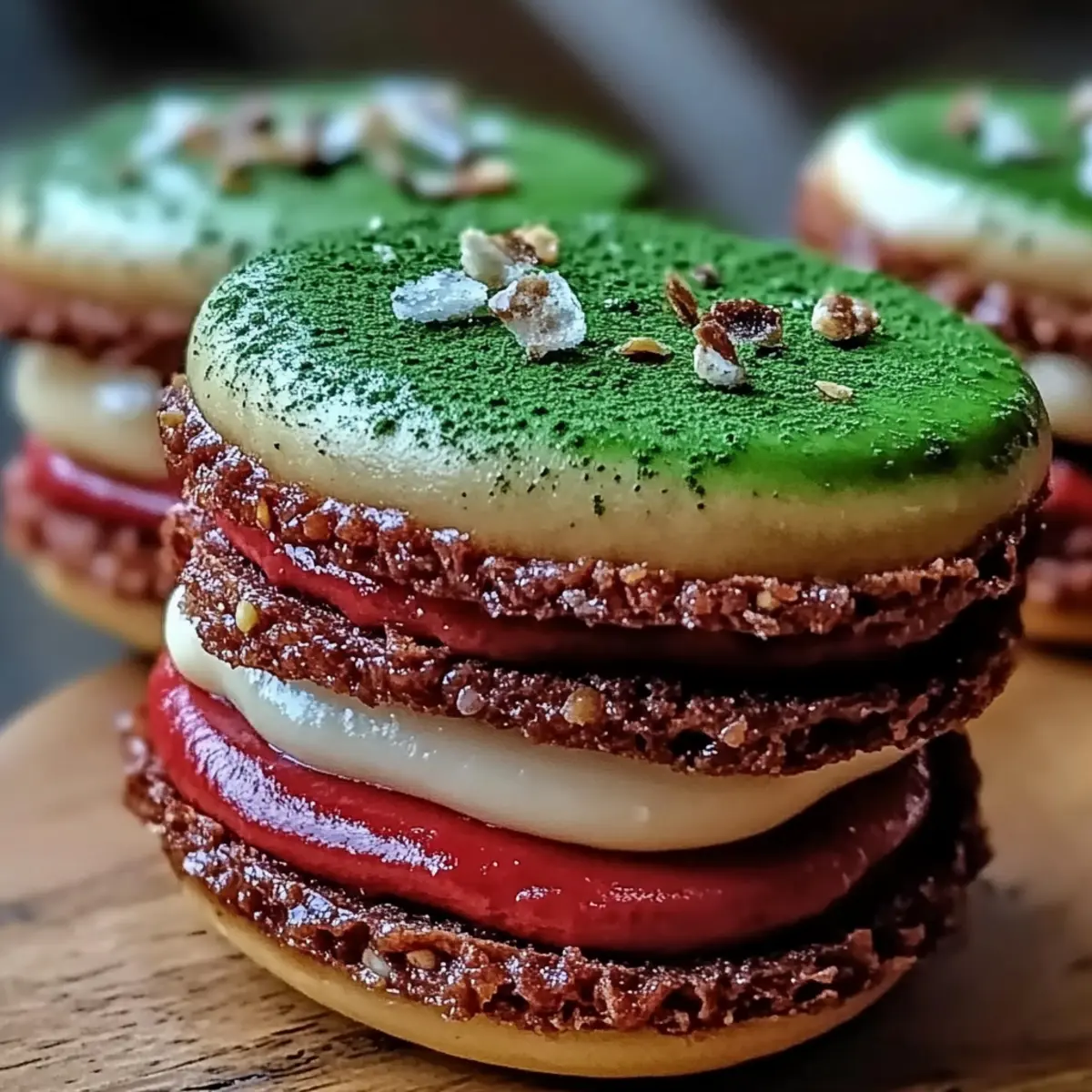 Christmas Macarons