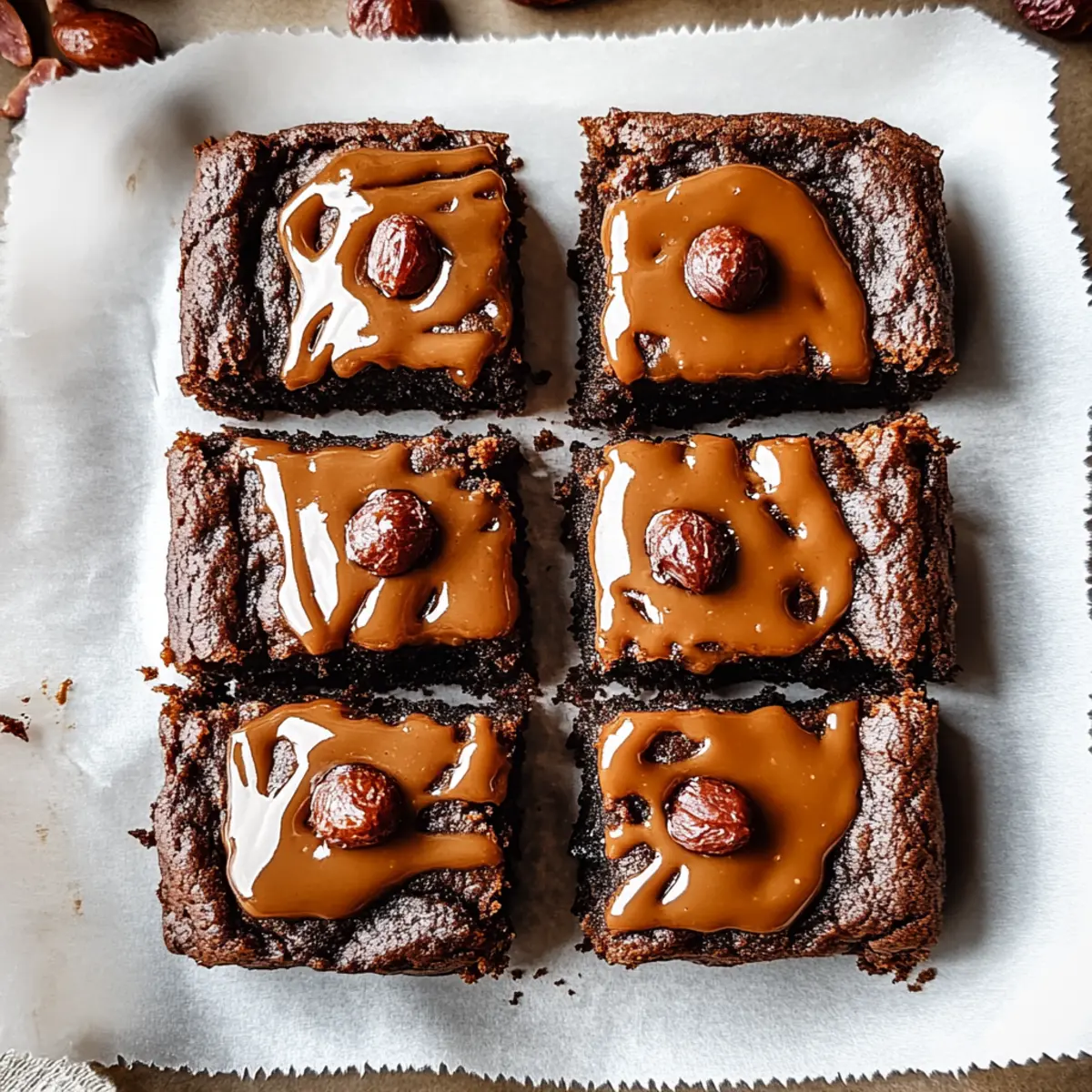 Christmas Pumpkin Brownies