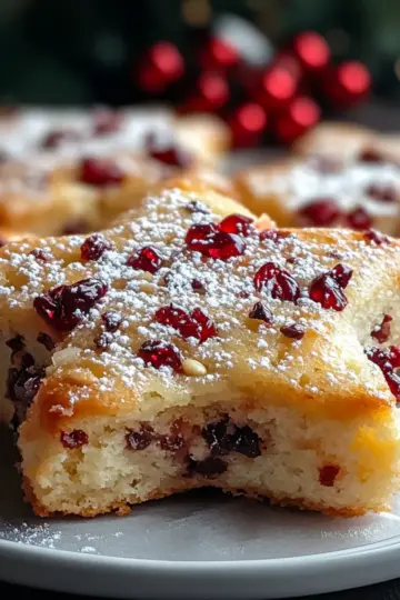 Cranberry Orange Soft Winter Star Cookies