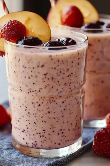 Creamy Cherry Banana Smoothie