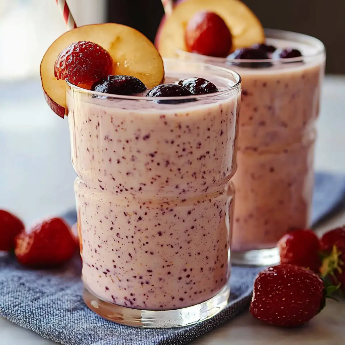 Creamy Cherry Banana Smoothie