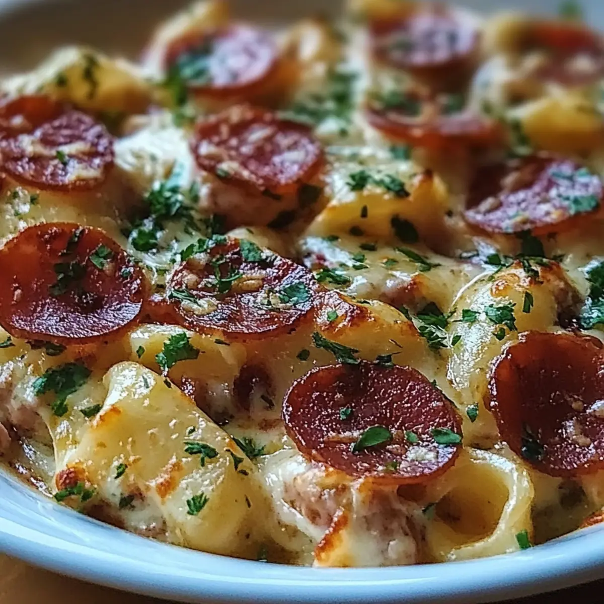 Creamy Crockpot Pierogi Casserole With Kielbasa