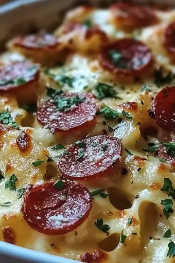 Creamy Crockpot Pierogi Casserole With Kielbasa