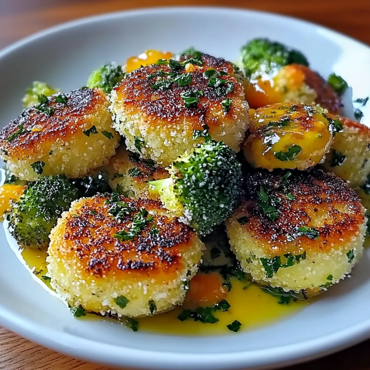 Crispy Broccoli and Potato Bites