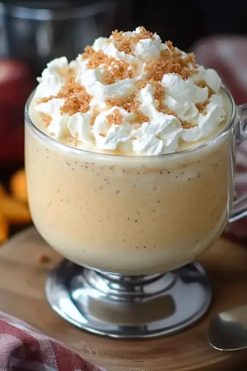 Crockpot Pumpkin Pie White Hot Chocolate