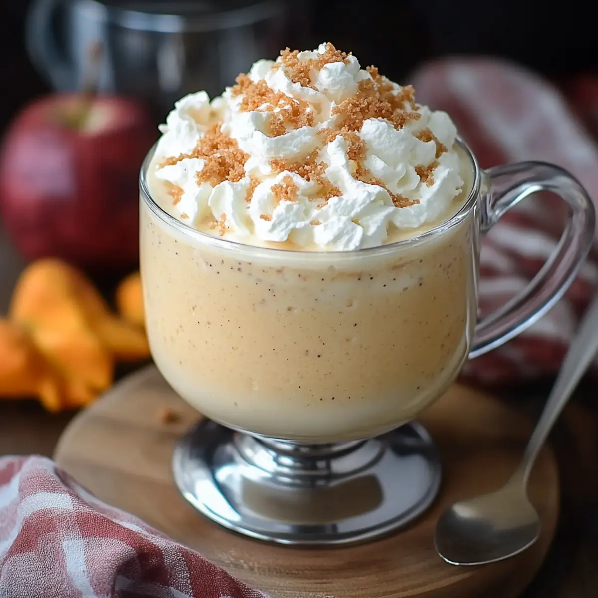 Crockpot Pumpkin Pie White Hot Chocolate