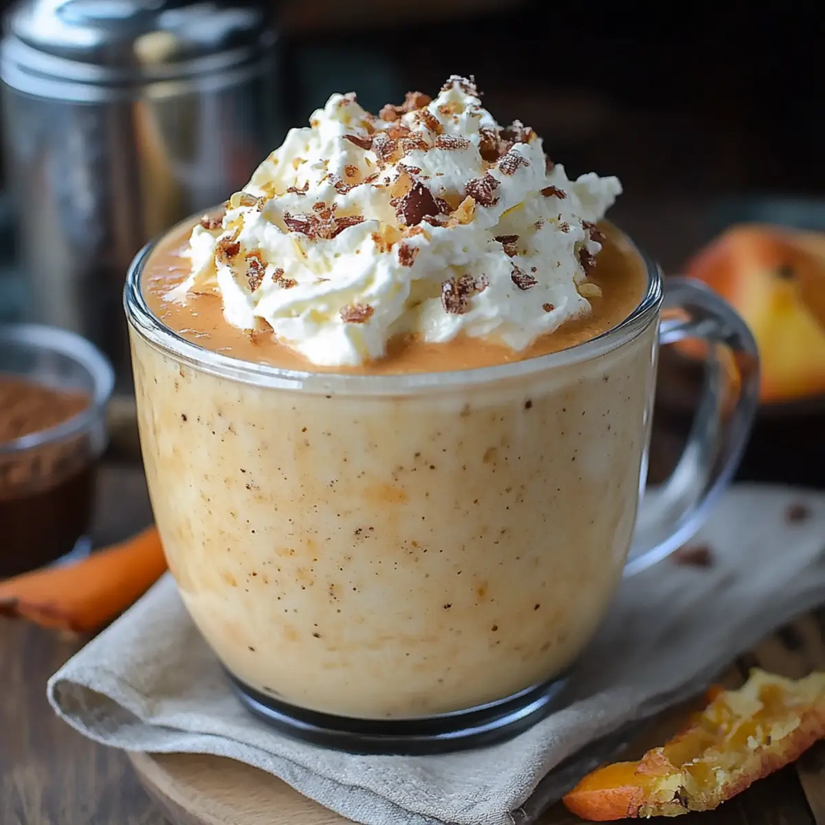 Crockpot Pumpkin Pie White Hot Chocolate