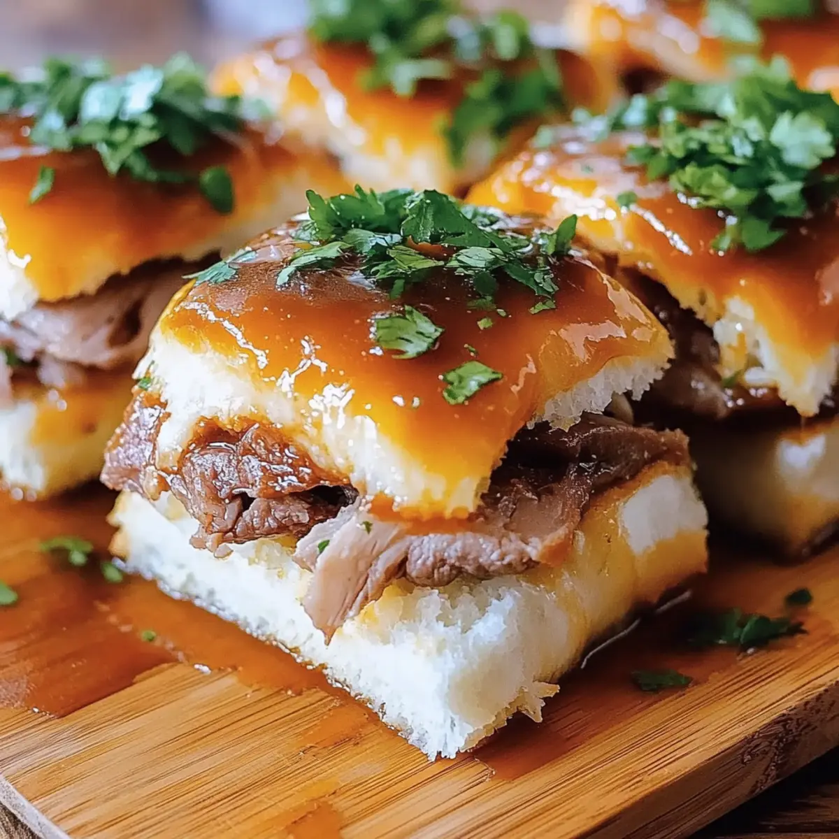French Dip Sliders