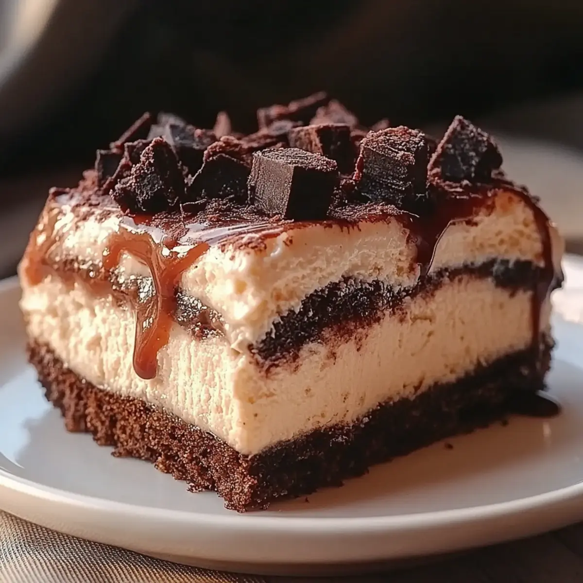 Frozen Brownie Ice Cream Cake