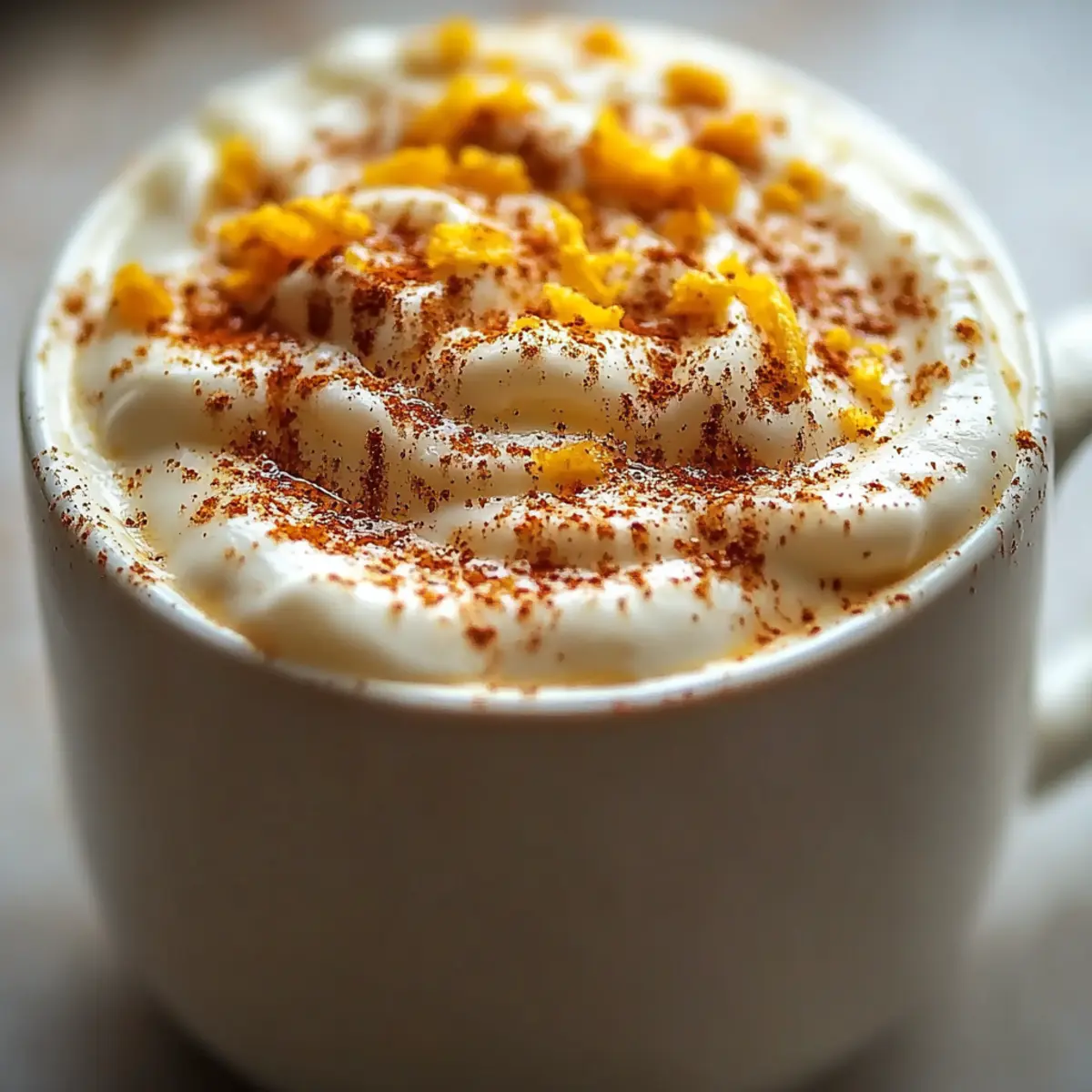 Ginger Orange Winter Latte