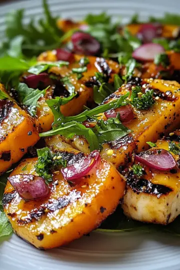 Grilled Peach Salad