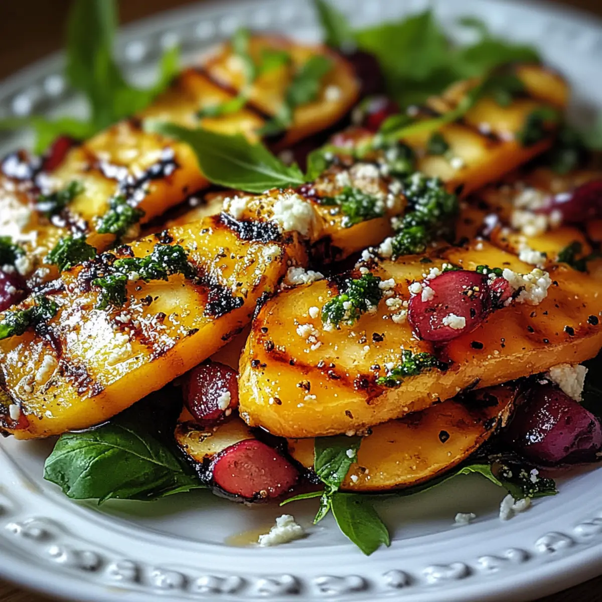 Grilled Peach Salad