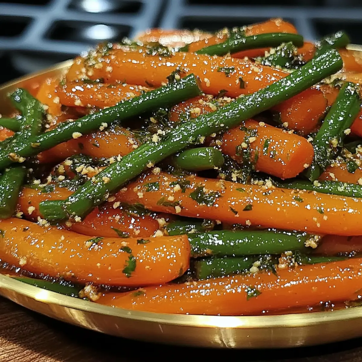 Honey Glazed Carrots and Green Beans