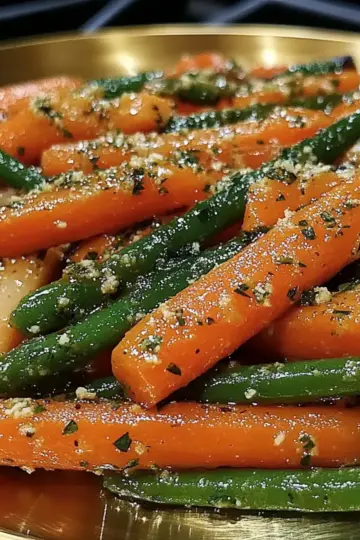 Honey Glazed Carrots and Green Beans