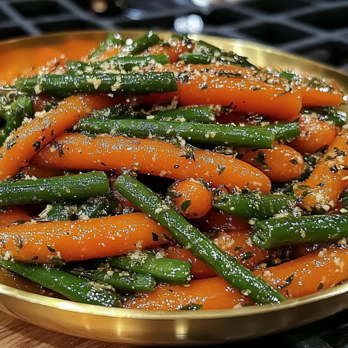 Honey Glazed Carrots and Green Beans
