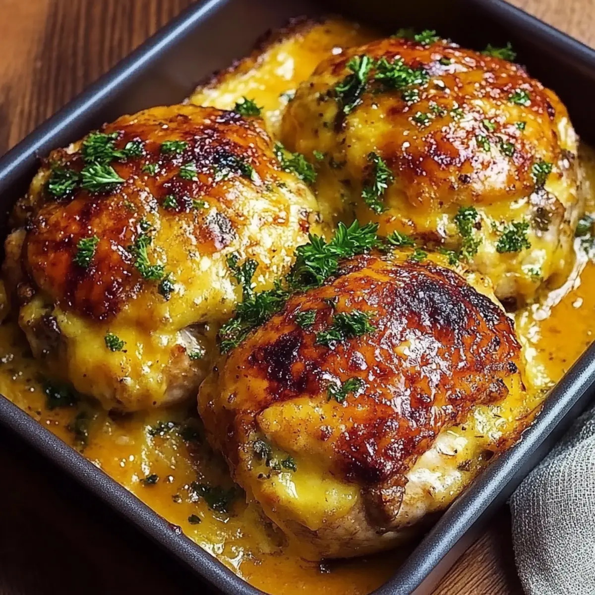 Keto Baked Cheesy Ranch Chicken Thighs
