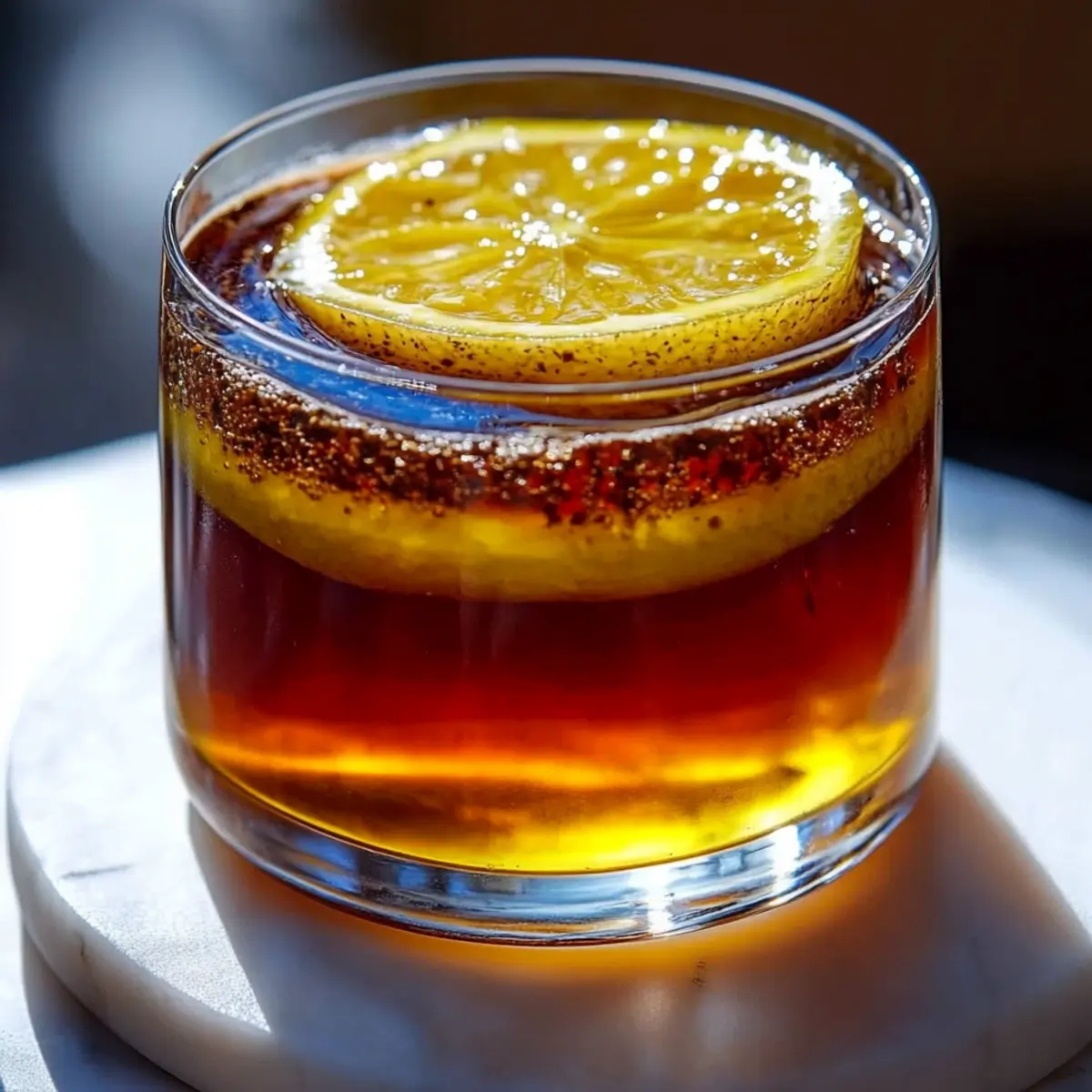 Lemon Vanilla Black Tea Iced Tea