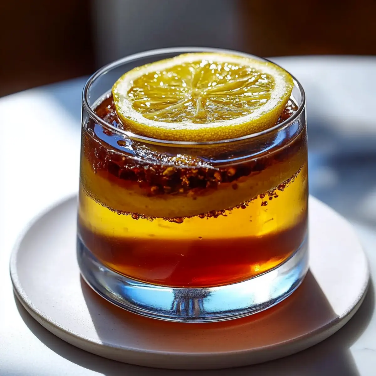 Lemon Vanilla Black Tea Iced Tea