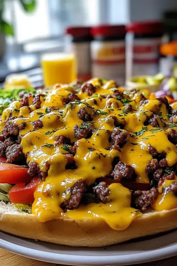 Loaded Burger Bowls with Sauce