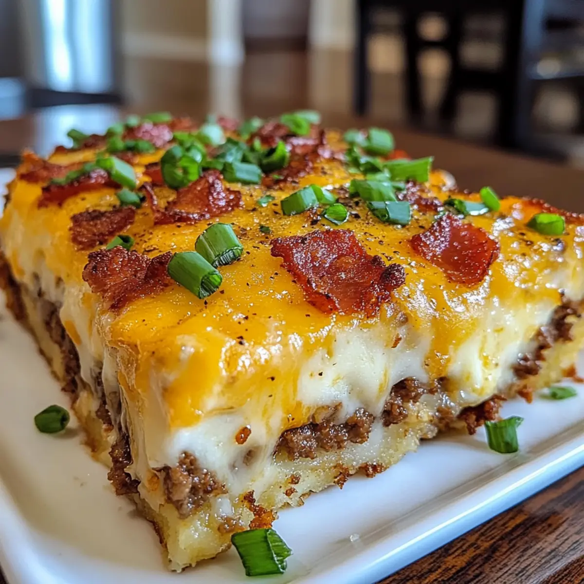 Loaded Potato Meatloaf Casserole