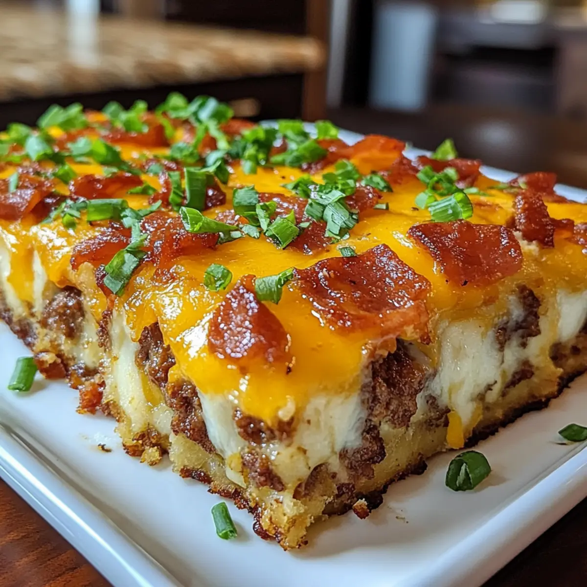 Loaded Potato Meatloaf Casserole