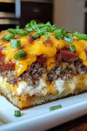 Loaded Potato Meatloaf Casserole
