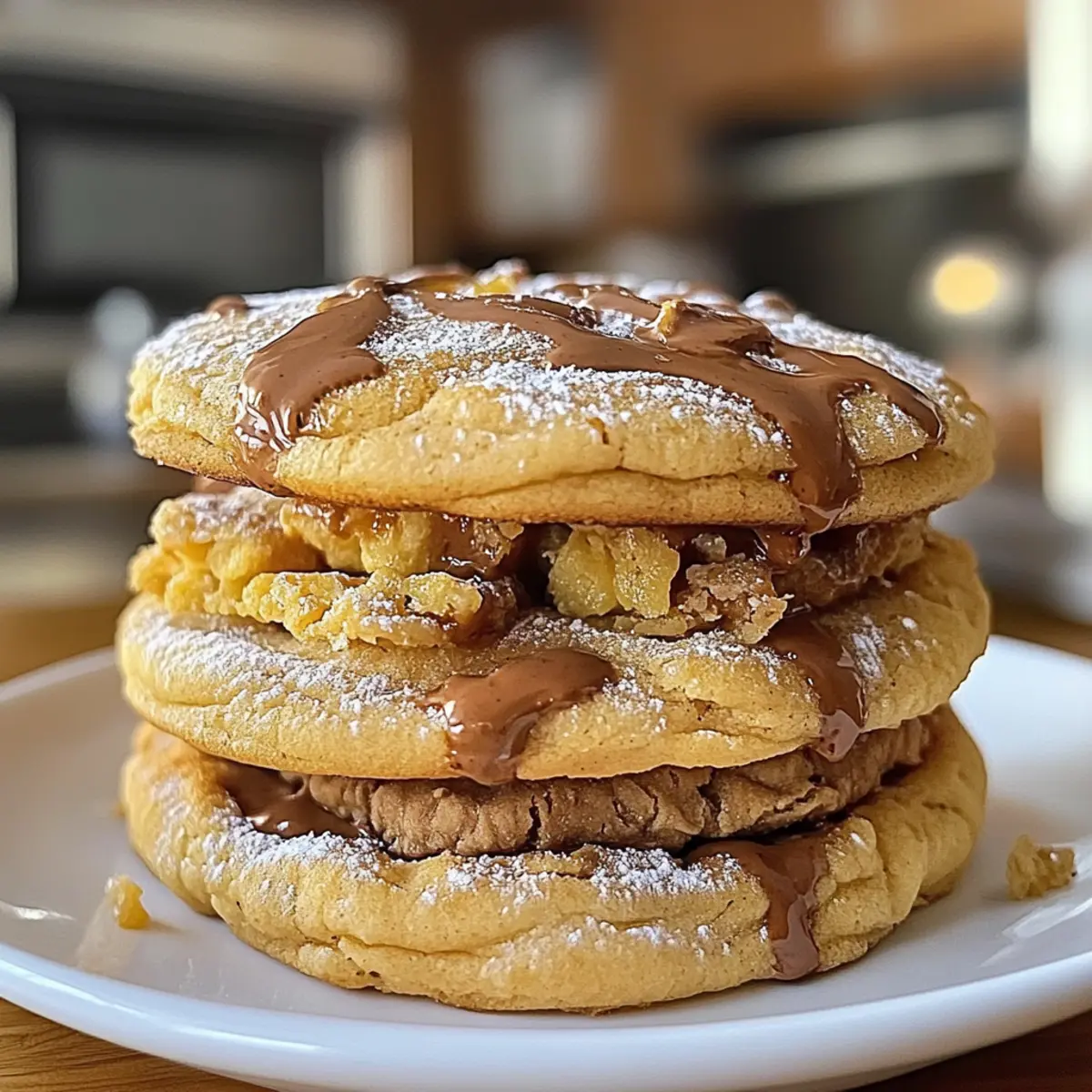 Peanut Butter Muddy Buddy Cookies