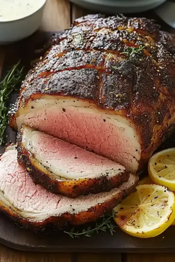 Peppery Roast Beef with Zesty Horseradish