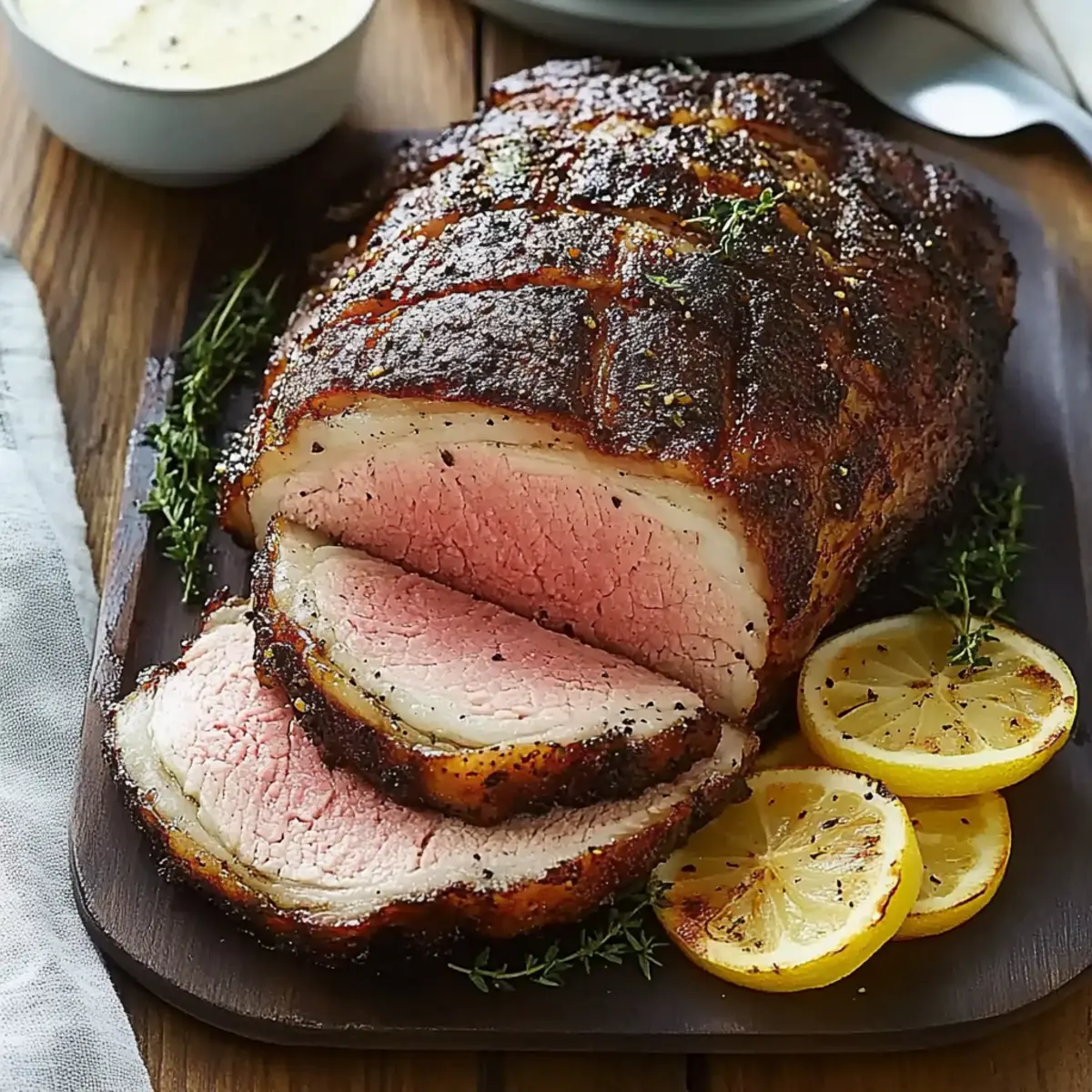 Peppery Roast Beef with Zesty Horseradish