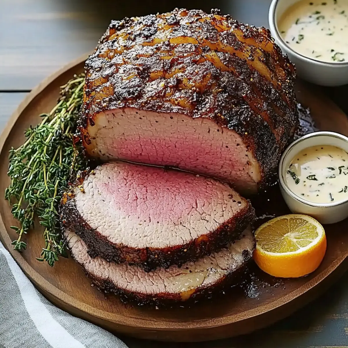 Peppery Roast Beef with Zesty Horseradish