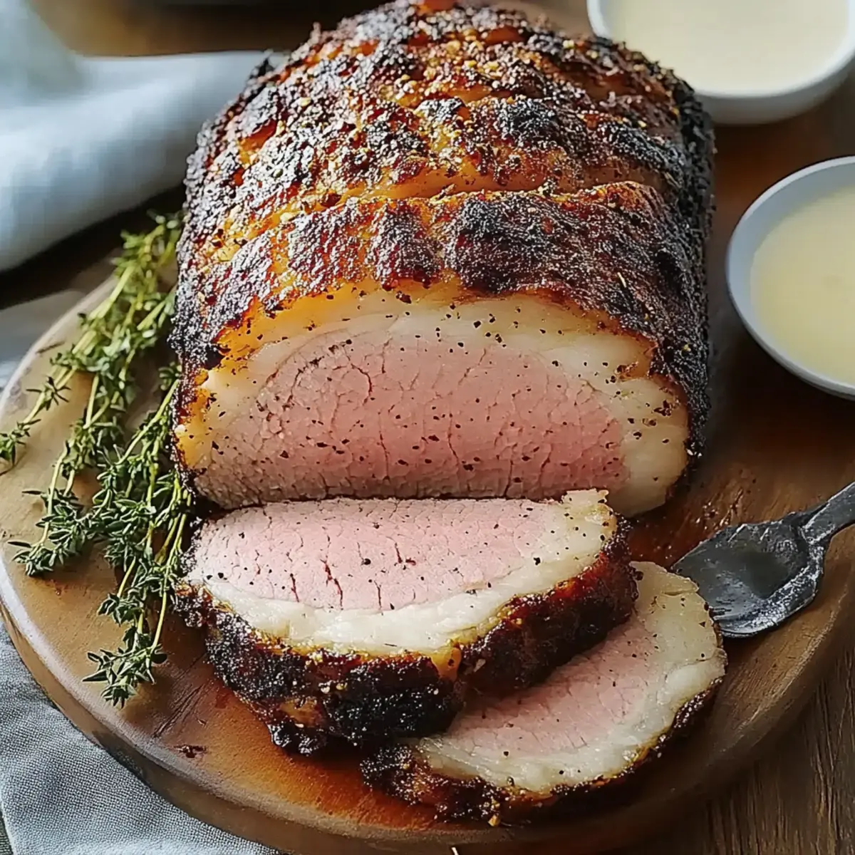 Peppery Roast Beef with Zesty Horseradish