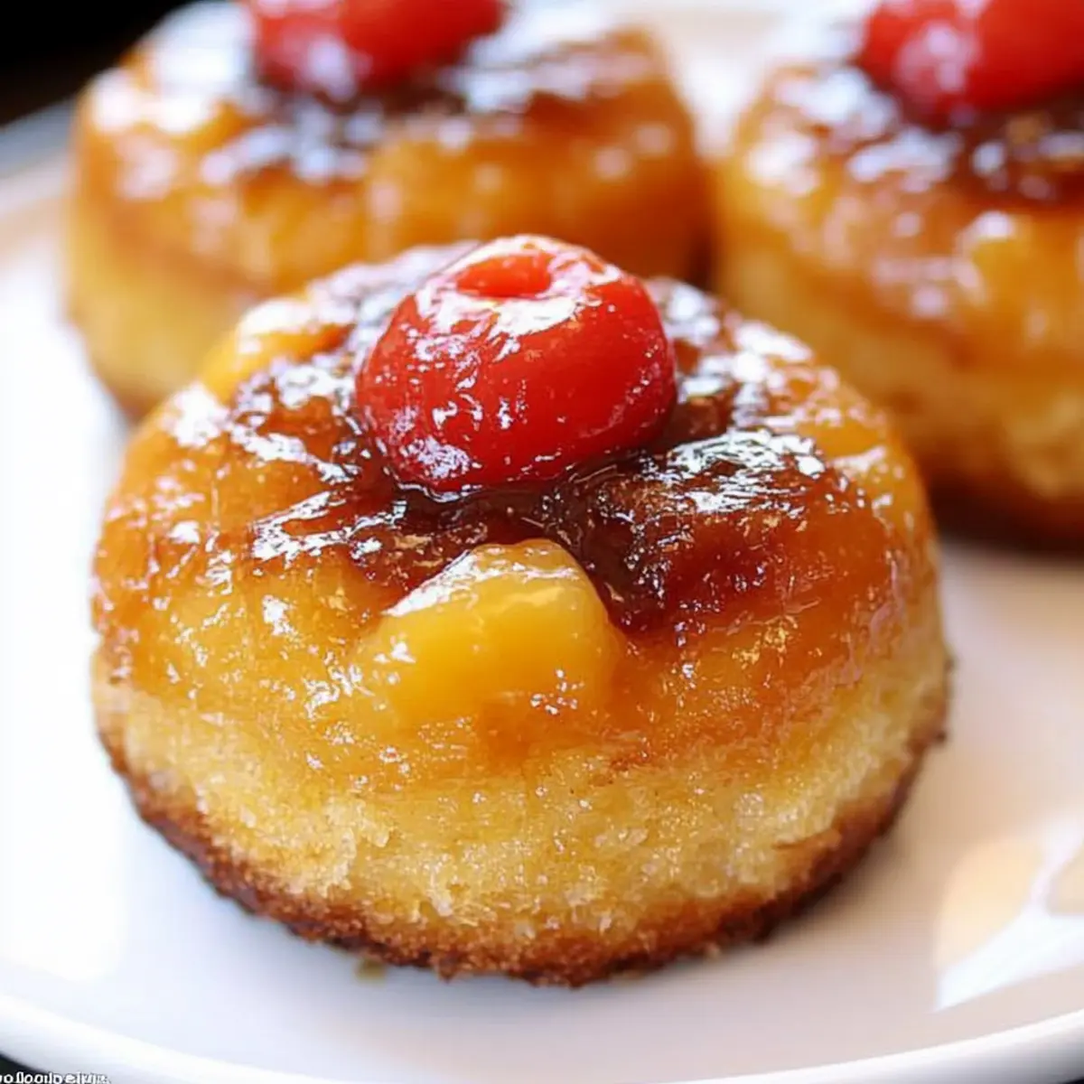 Pineapple Upside Down Cupcakes