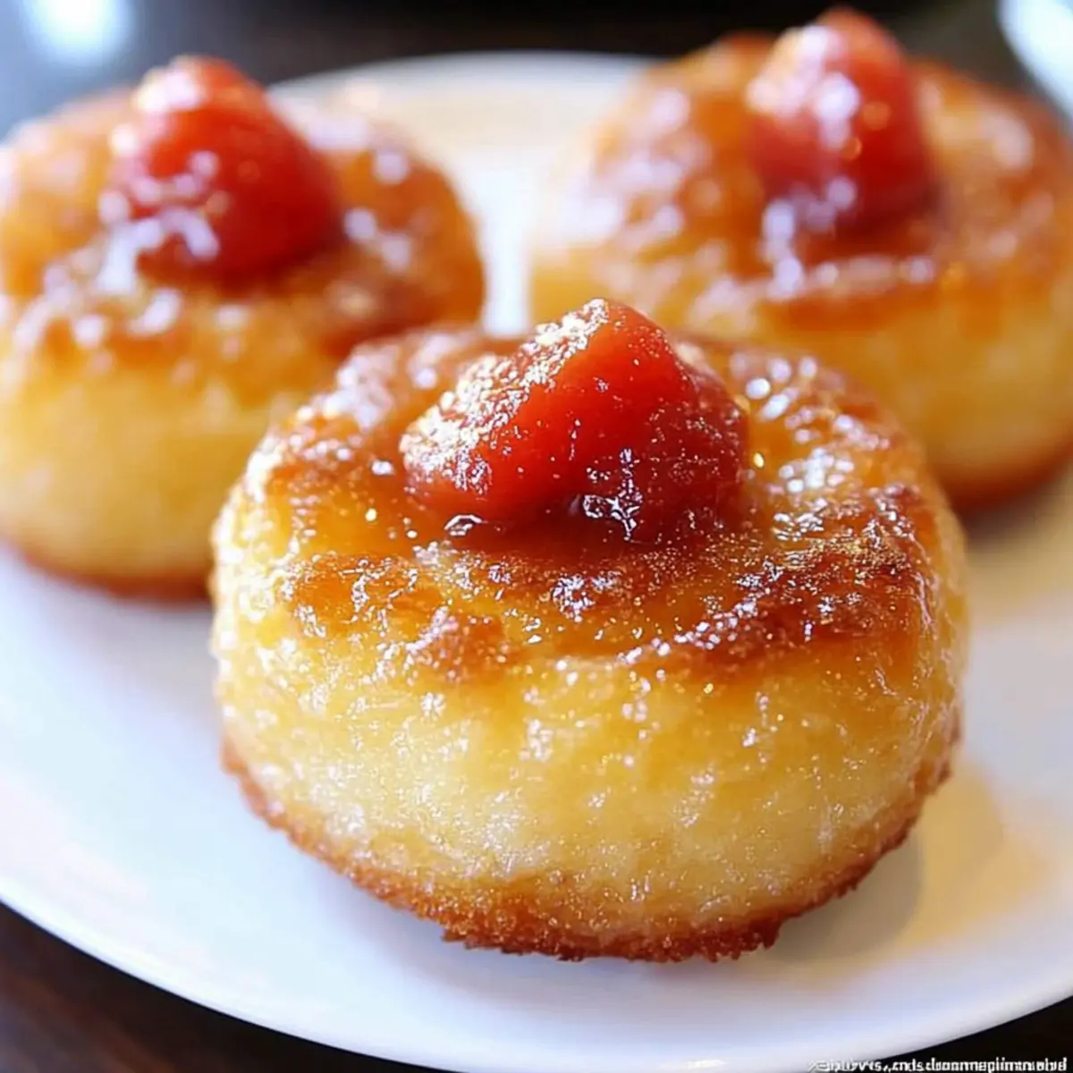 Pineapple Upside Down Cupcakes
