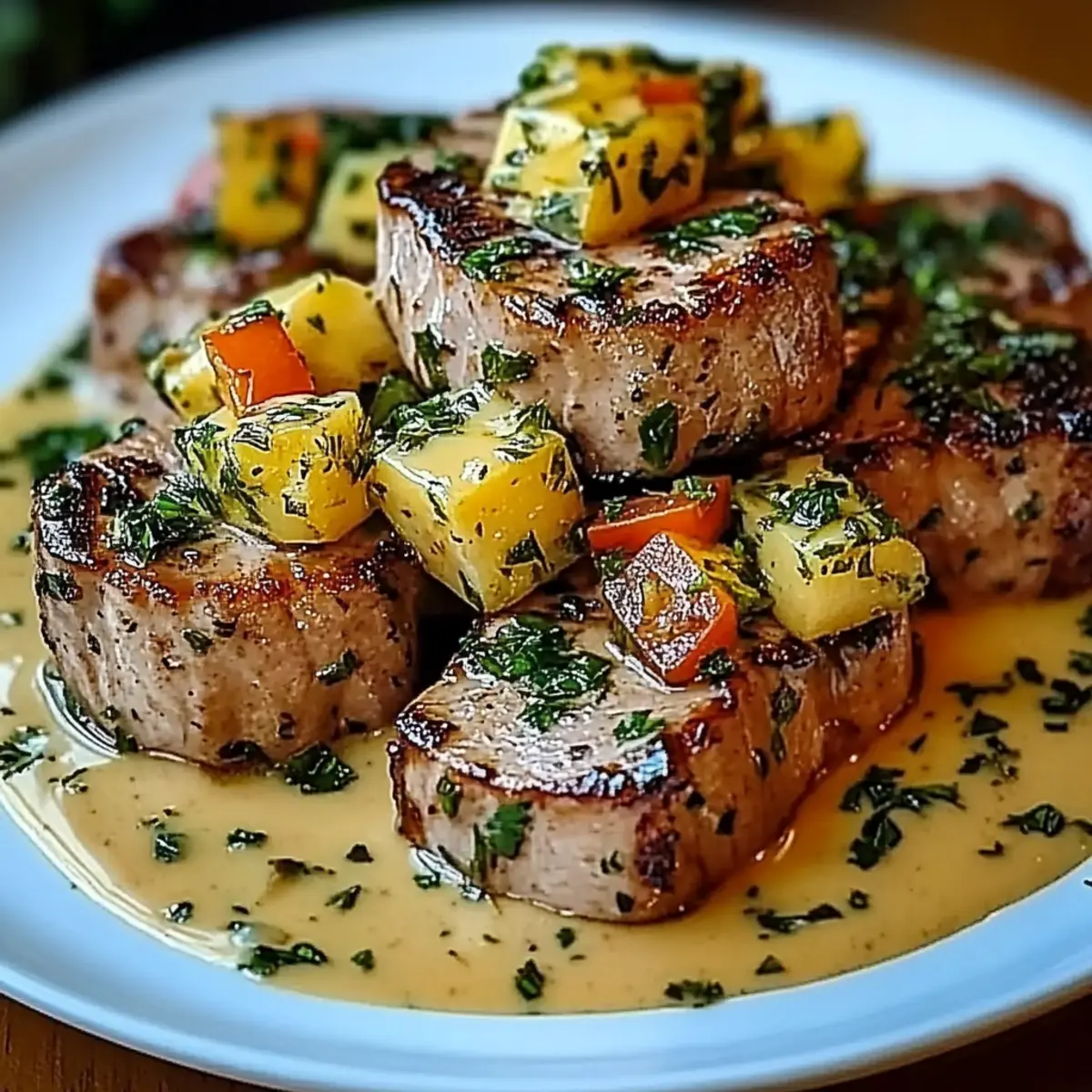 Pork Tenderloin Dijon Cream