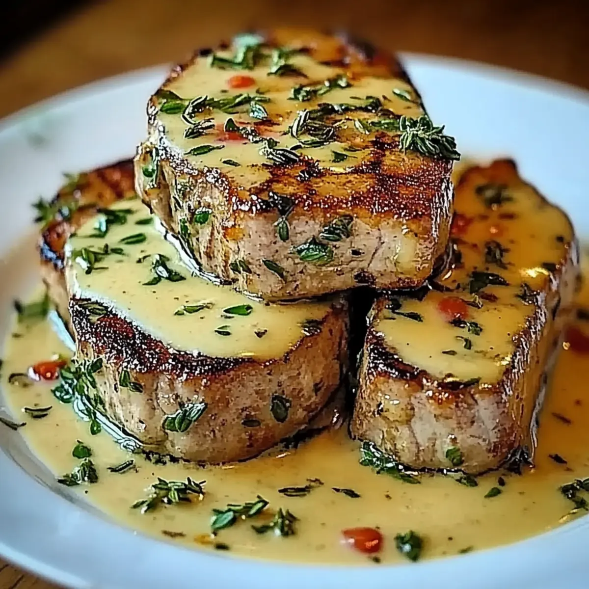 Pork Tenderloin Dijon Cream