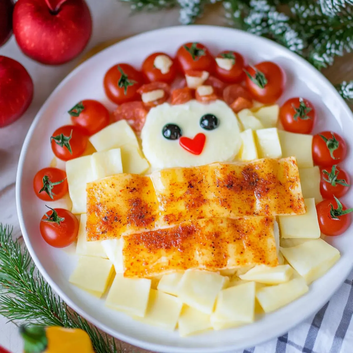 Santa Claus Snack Platter