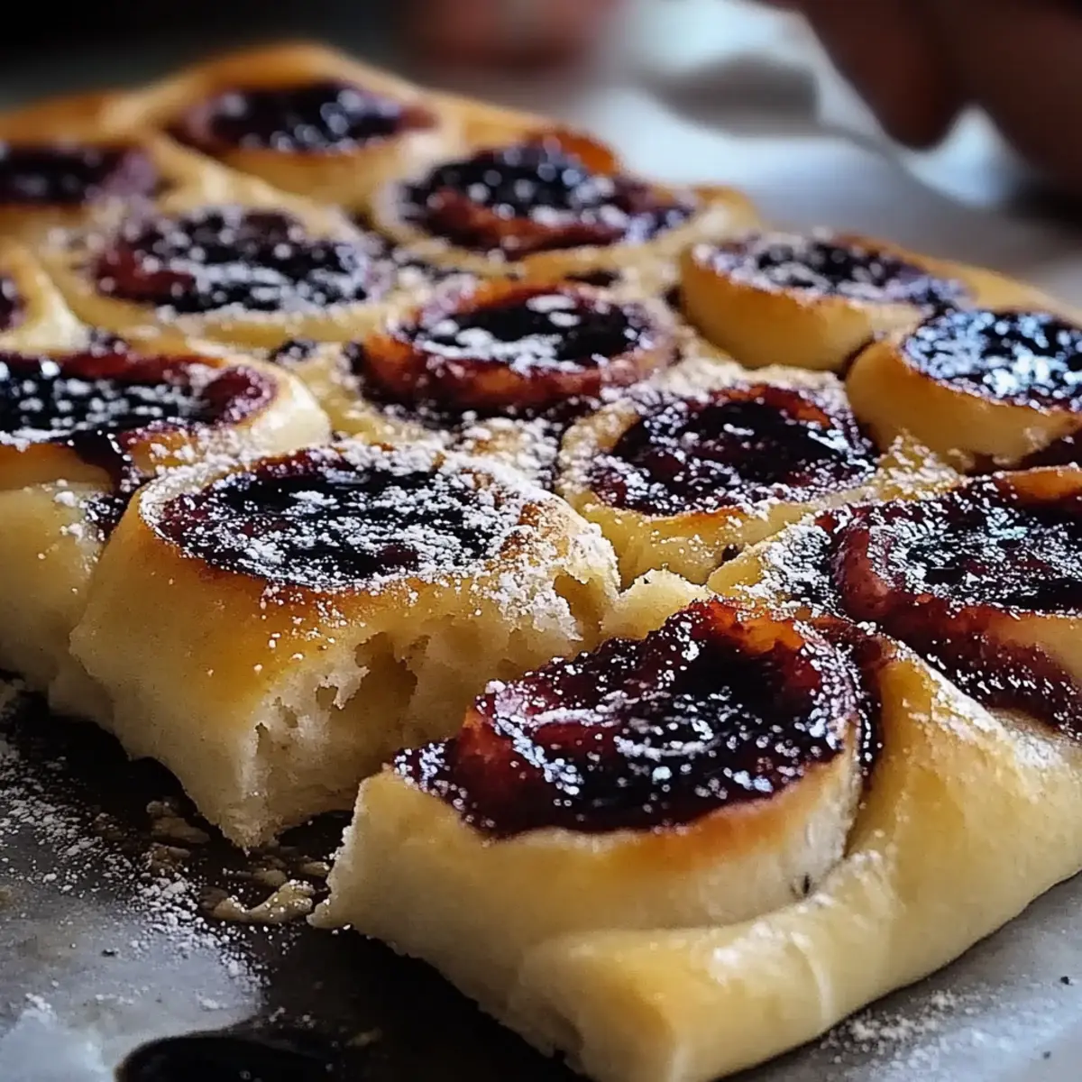 Sourdough Discard Lemon Blueberry Rolls