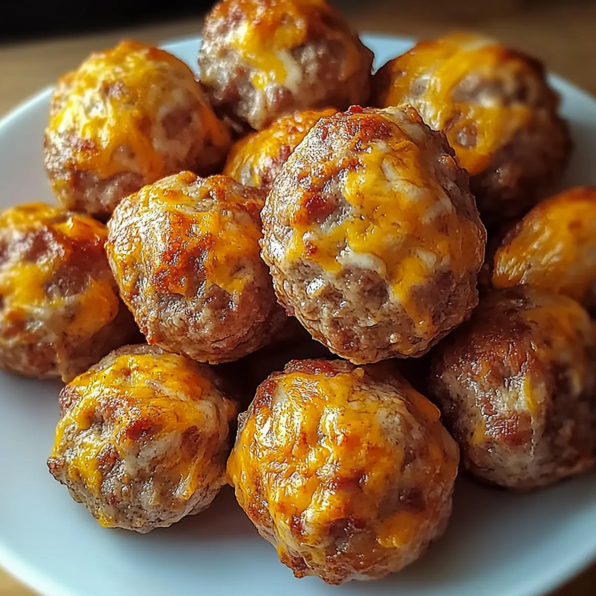 Spicy Rotel Cream Cheese Sausage Balls