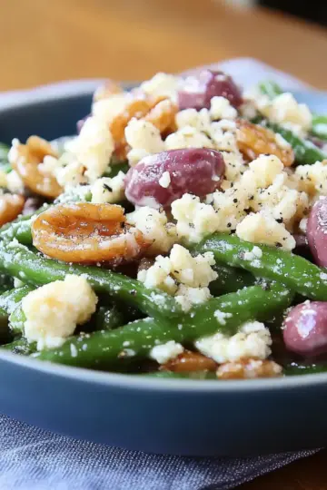 Zesty Green Bean Salad with Feta