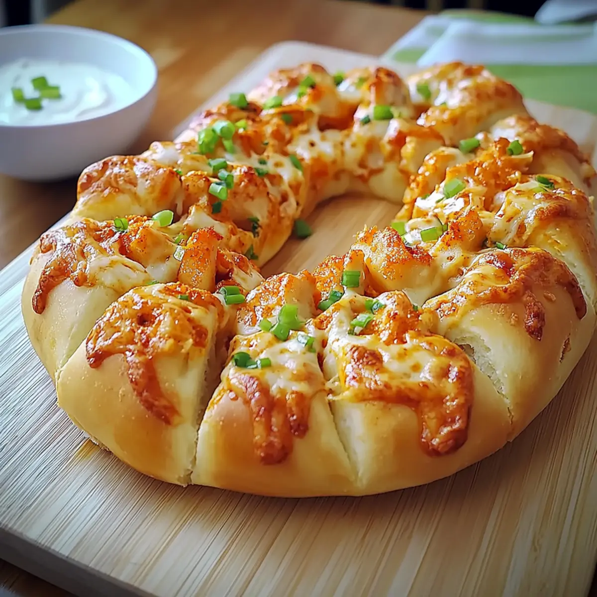 Buffalo Chicken Crescent Ring