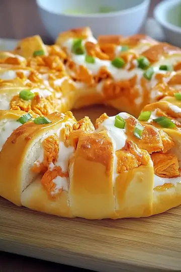 Buffalo Chicken Crescent Ring