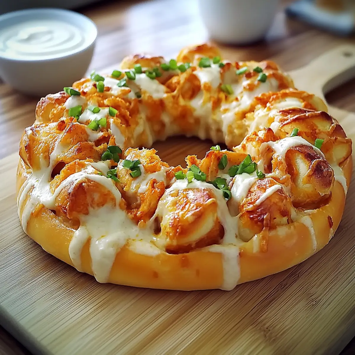 Buffalo Chicken Crescent Ring