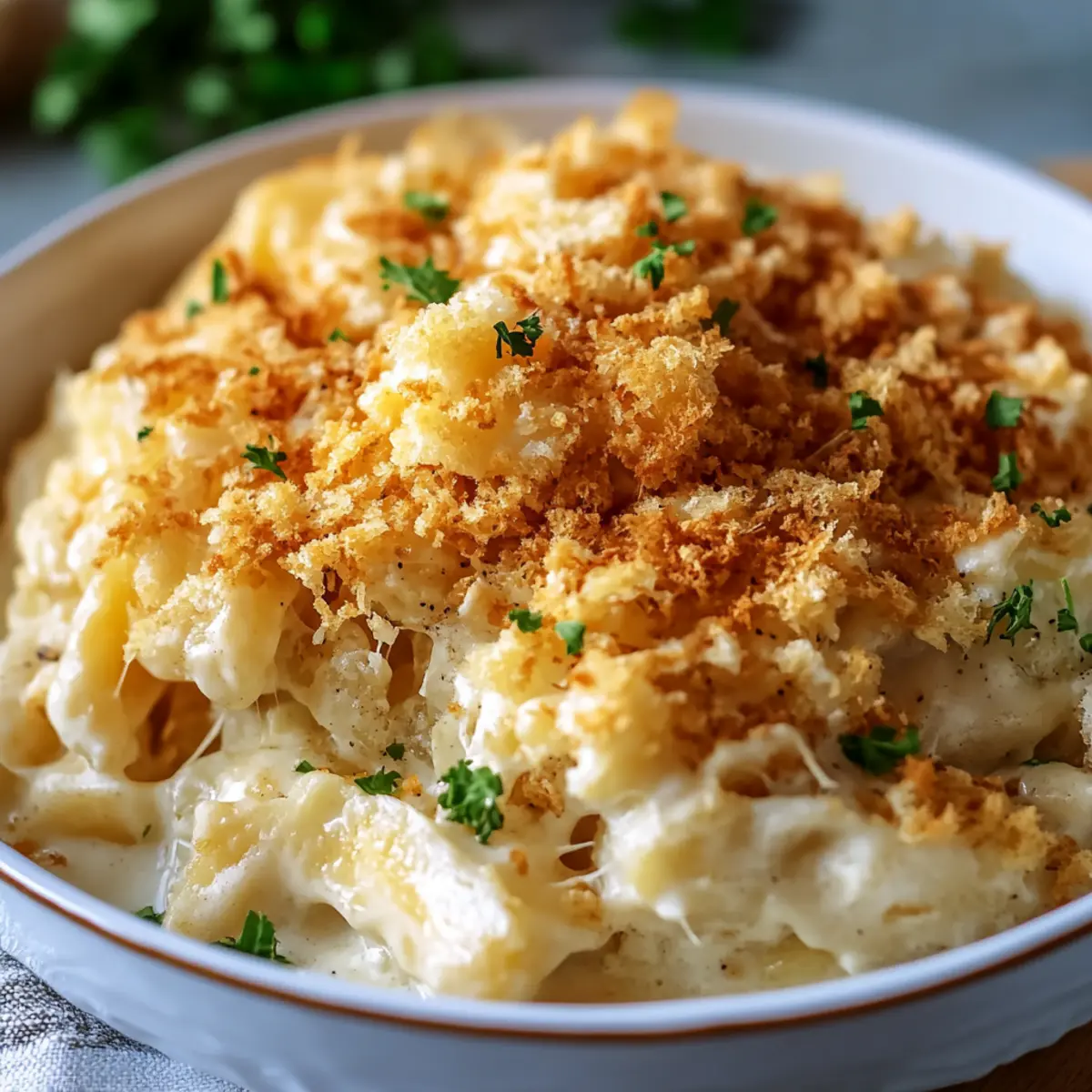 Creamy Ritz Cracker Chicken Casserole