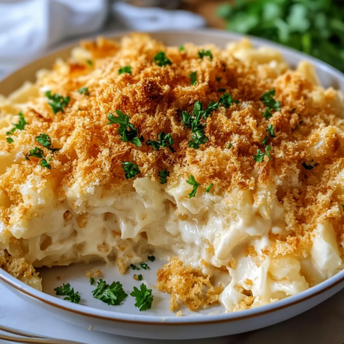 Creamy Ritz Cracker Chicken Casserole