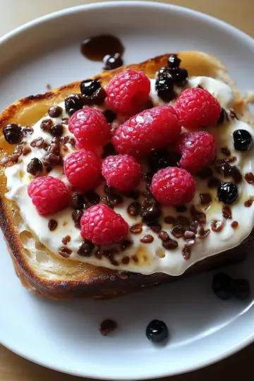 Custard Yogurt Toast