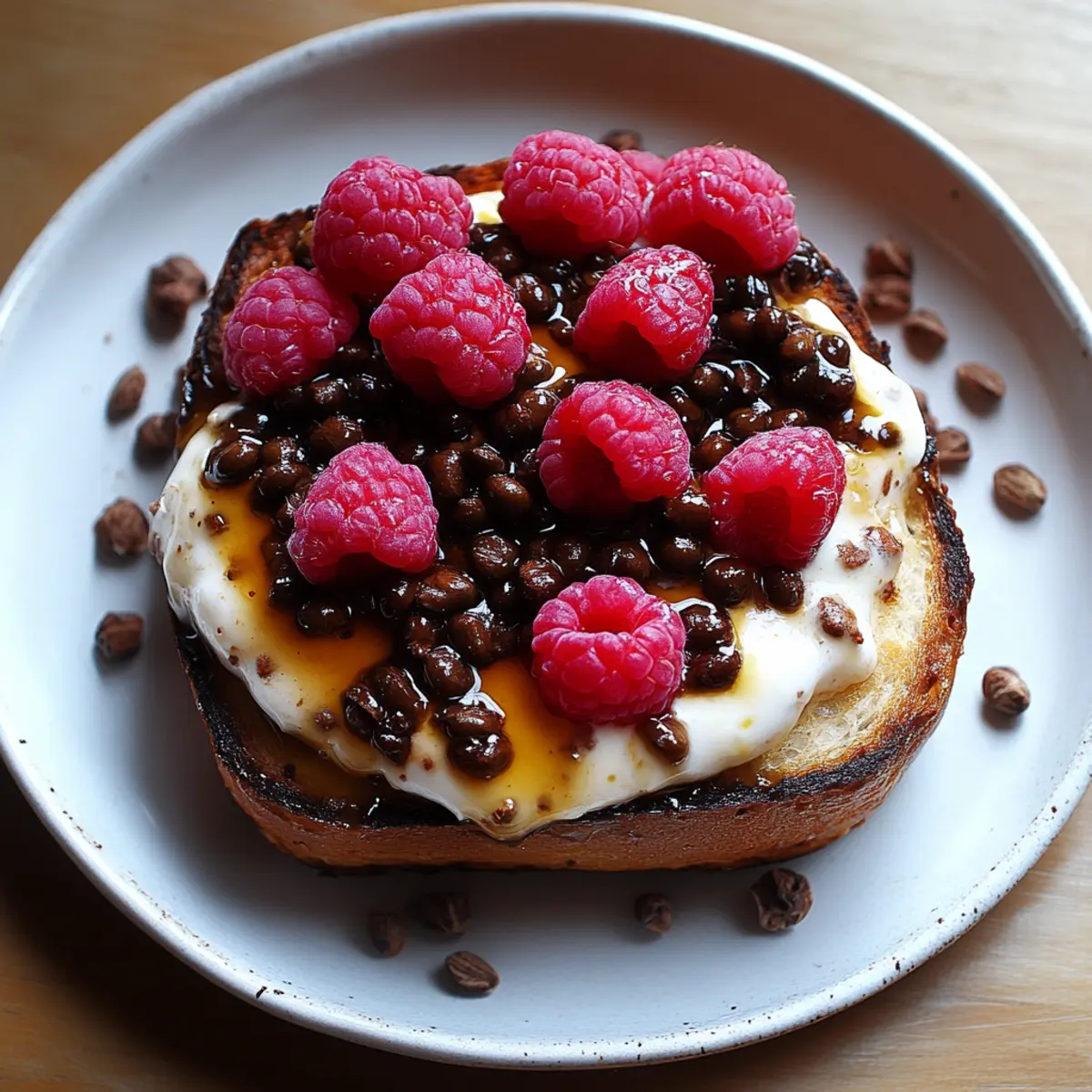 Custard Yogurt Toast
