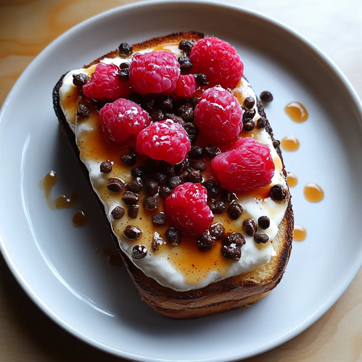 Custard Yogurt Toast