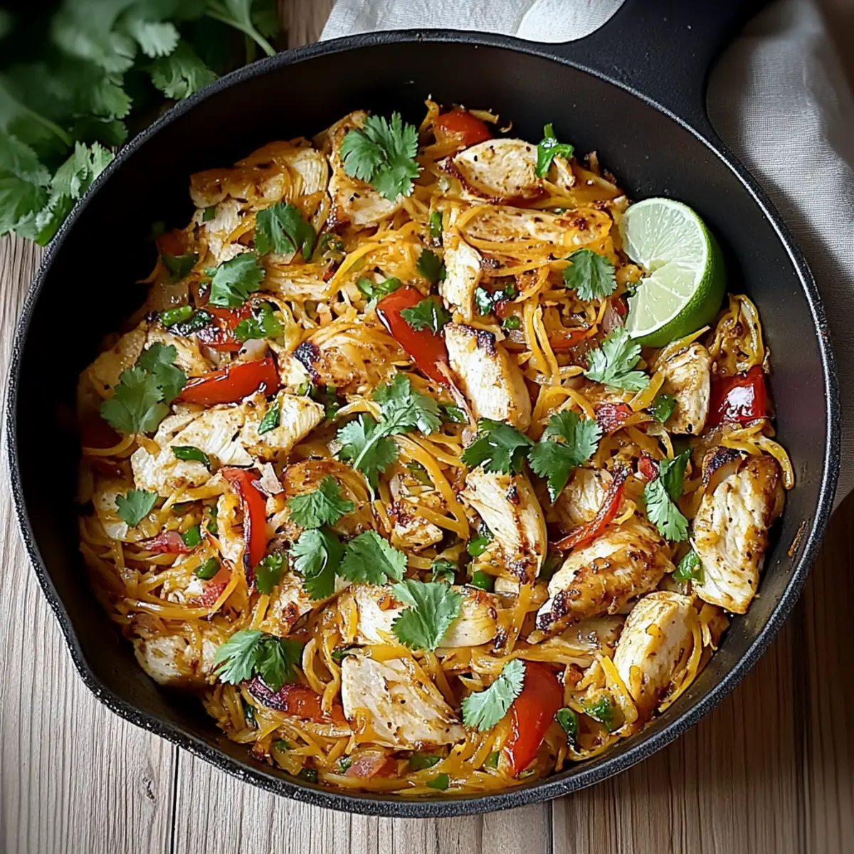 Spaghetti Squash Pad Thai